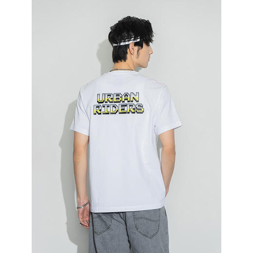 Lee商场同款22春夏新品舒适圆领印花多色男短袖T恤棉LMT0015064DR 商品图1