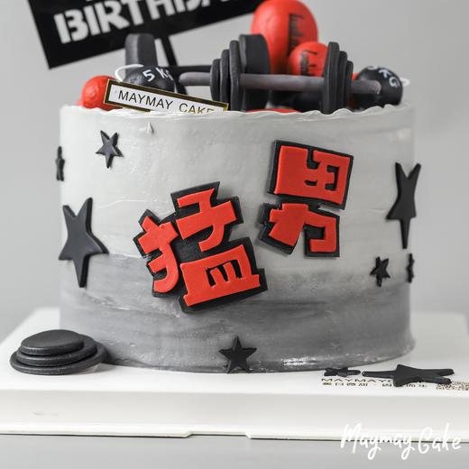 C3942“猛男运动·健身哑铃蛋糕” 商品图3