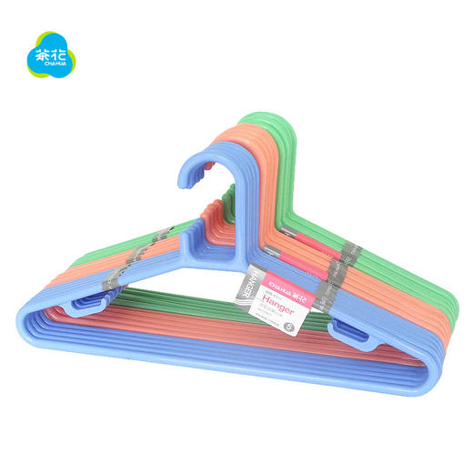茶花晾衣架 宽肩无痕衣挂架衣服架 成人儿童衣服衣架小衣架防风 商品图4