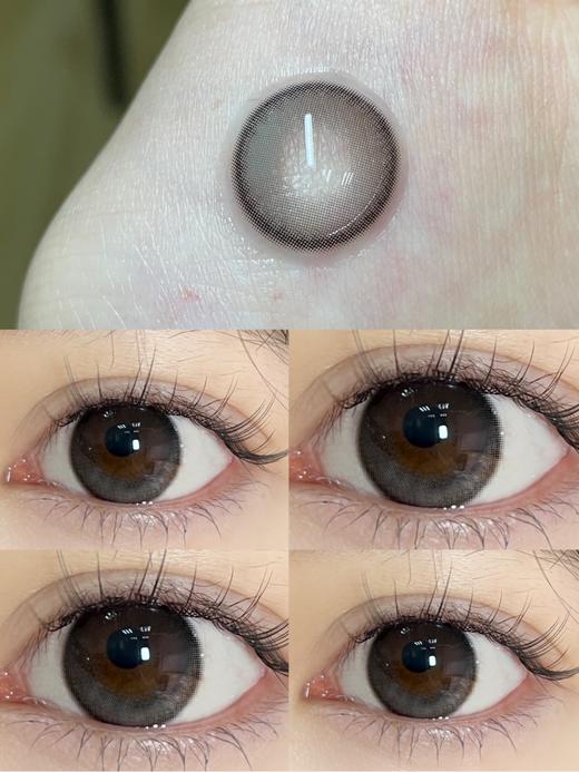 店主推荐丨芝麻啵啵·Hushlens丨灰黑银河高光14.2mm（年抛/2片装） 商品图7