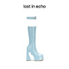 lost in echo 爱心公主厚底高跟中筒靴 商品缩略图1