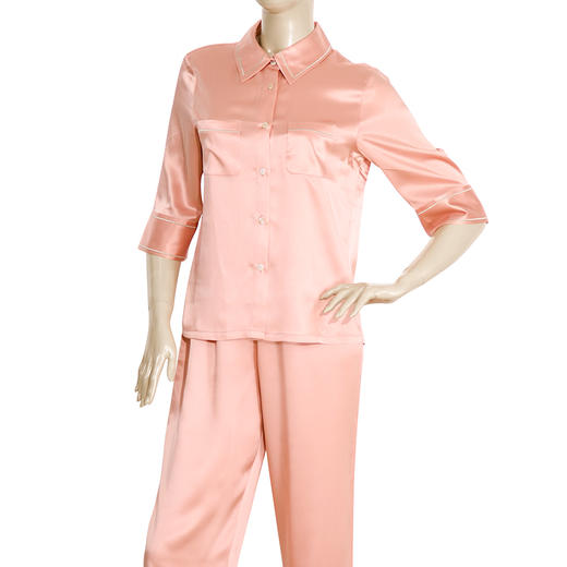 鑫缘 真丝女睡衣套 HD0010 商品图7