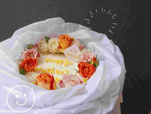鲜花花束蛋糕（（鲜花涨价，需咨询客服补差价）） 商品图3