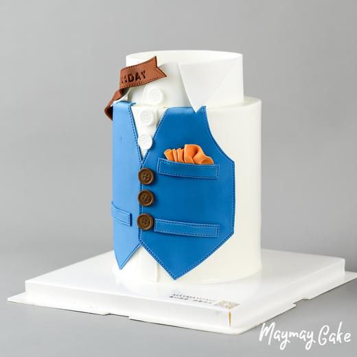 3952【提前一天预定】“翻糖工艺·绅士风西装马甲” 商品图0