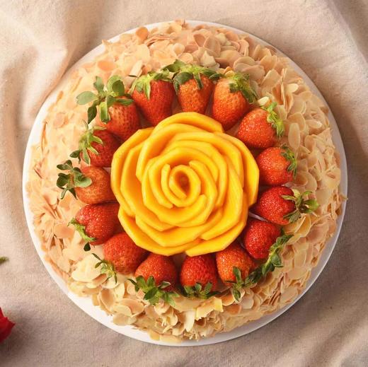 爱之旋律-杏仁满满鲜果夹心-6寸【生日蛋糕】 商品图1