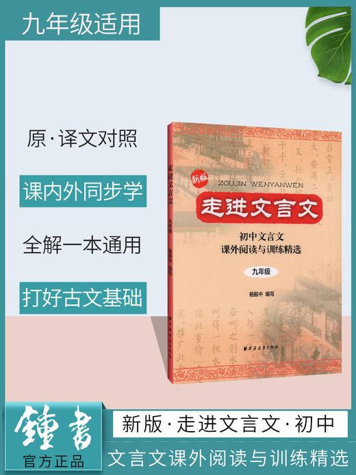 走进文言文六七、八、九年级文言文阅读与训练 商品图2