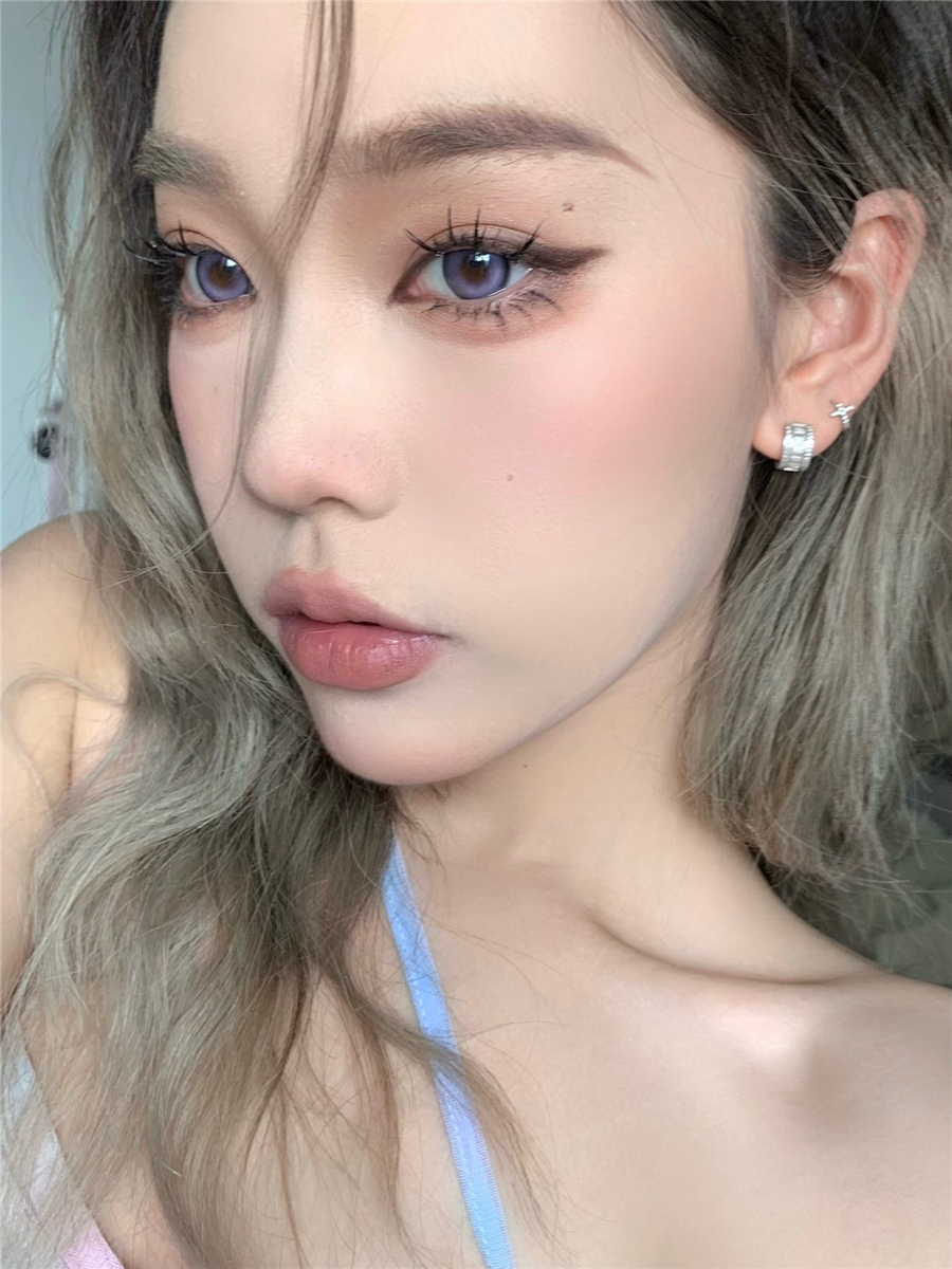 SERLTYCA年抛隐形眼镜 K4紫薯姬14.5mm 1副/2片-VVCON美瞳网31