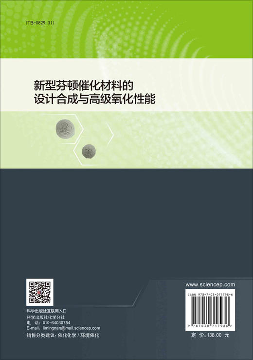 新型芬顿催化材料的设计合成与高级氧化性能/于岩 庄赞勇 商品图1