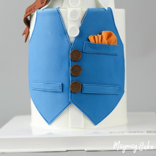 3952【提前一天预定】“翻糖工艺·绅士风西装马甲” 商品图3