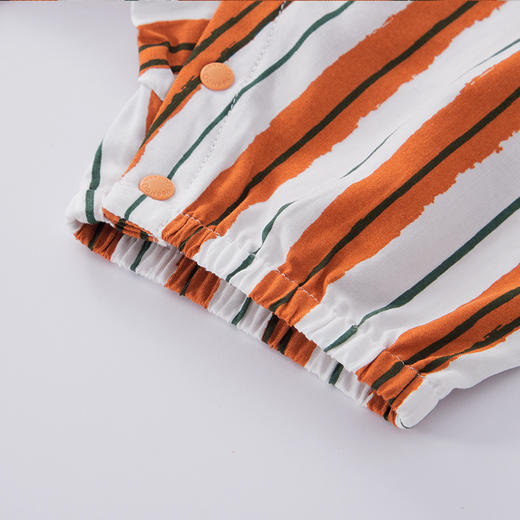 英氏男宝宝哈衣夏季无袖薄款连体衣2022新款夏装爬服YRHBJ22294A 商品图6