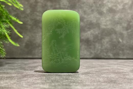 【御珠宫坊·传承系列】碧玉阴刻牌 商品图0