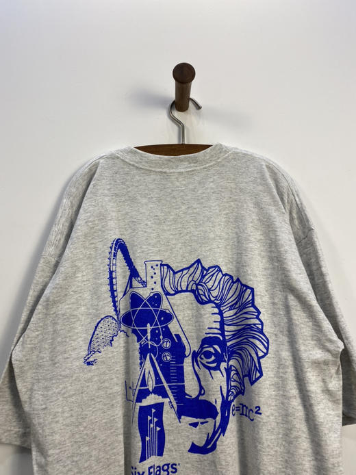 90年代 Vintage Six Flags 
爱因斯坦 短袖T恤 _SST(XL) 商品图0