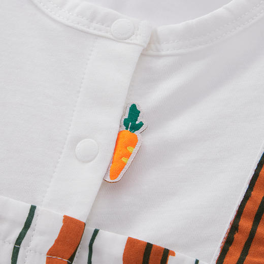 英氏男宝宝哈衣夏季无袖薄款连体衣2022新款夏装爬服YRHBJ22294A 商品图2