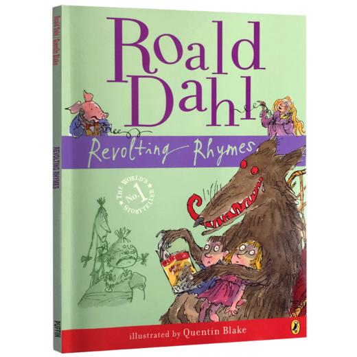 Revolting Rhymes 英文原版 反叛的童谣 罗尔德达尔 Roald Dahl  奥斯卡提名动画短片同名原著 儿童英文绘本童话故事 英文版进口书 商品图1