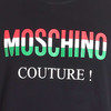 MOSCHINO 莫斯奇诺 男士棉质圆领字母印花长袖卫衣 黑色 1710 5227 1555 商品缩略图3