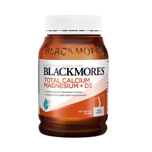 Blackmores 澳佳宝 钙镁D3片预防骨质疏松200片/瓶 商品图0