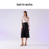 lost in echo 方头压纹牛皮镂空跟凉鞋 商品缩略图4