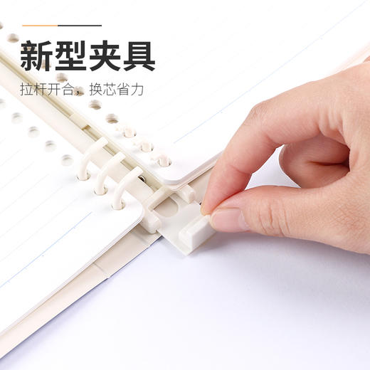 KOKUYO国誉Noritake联名系列活页本8孔书写不易硌手学生用笔记本 商品图3