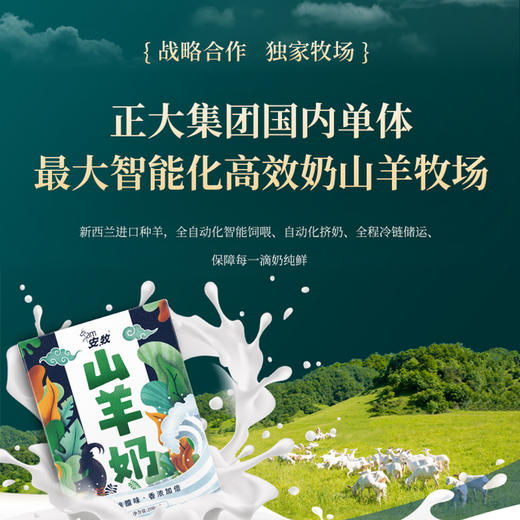 安牧 山羊奶200ml*10盒 去除膻味香浓加倍[福利品] 商品图5
