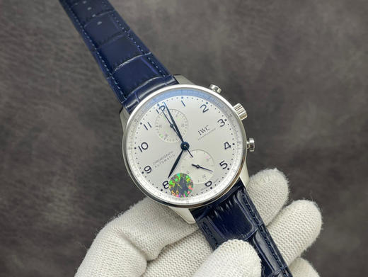 ZF万guo葡计IW371605（2019年大改款葡计）。尺寸41mmX13mm，皮表带，自动机械机芯，男士手表，透底 商品图10