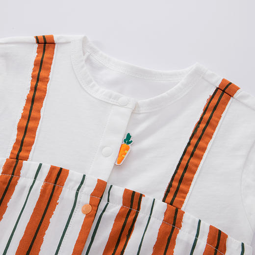 英氏男宝宝哈衣夏季无袖薄款连体衣2022新款夏装爬服YRHBJ22294A 商品图1