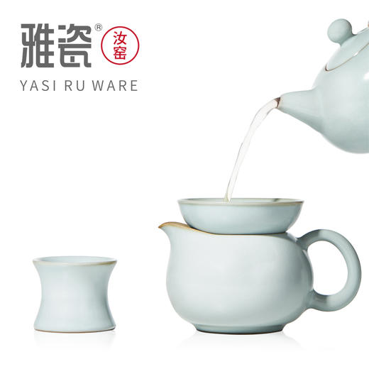 汝窑望月公道茶滤 套装 商品图3
