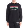 MOSCHINO 莫斯奇诺 男士棉质圆领字母印花长袖卫衣 黑色 1710 5227 1555 商品缩略图0