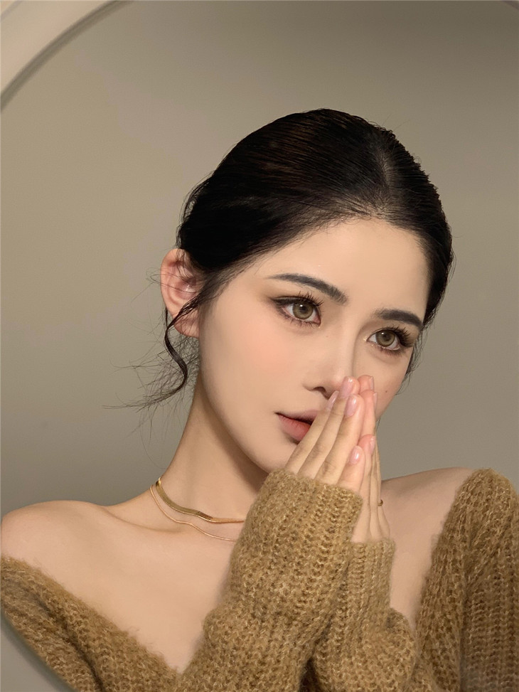 SERLTYCA年抛隐形眼镜 K4焦糖奶茶14.5mm 1副/2片-VVCON美瞳网17