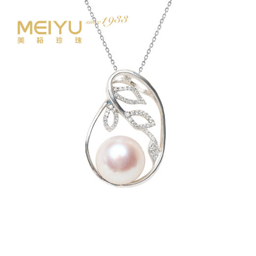 美裕 【蔓枝】银925淡水珍珠吊坠链11-11.5mm白 101352 商品图1