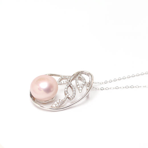 美裕 【蔓枝】银925淡水珍珠吊坠链11-11.5mm白 101352 商品图4