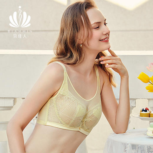 贝佳人文胸新款“设计师”全罩水晶杯-BW932214 商品图0