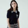 TeenieWeenie小熊2022夏季新款女装绣花针织衫POLO领短袖T恤TTKW222401P 商品缩略图0