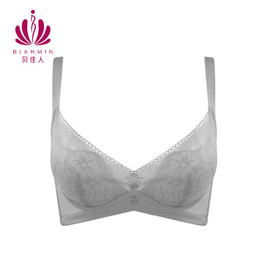 贝佳人文胸新款“设计师”3/4曲线杯-BW912204 商品图3