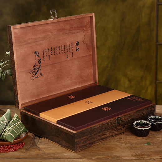 【嘉兴粽】实木礼盒款 1000g 商品图2