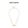 lost in echo 设计感轻奢小众双层捆绳结叠戴项链锁骨链毛衣链 商品缩略图3