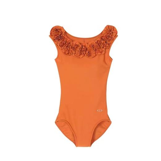 安莉芳圆领荷叶边无袖三角连体泳衣女士修身遮肚夏季泳装ES00161 商品图2