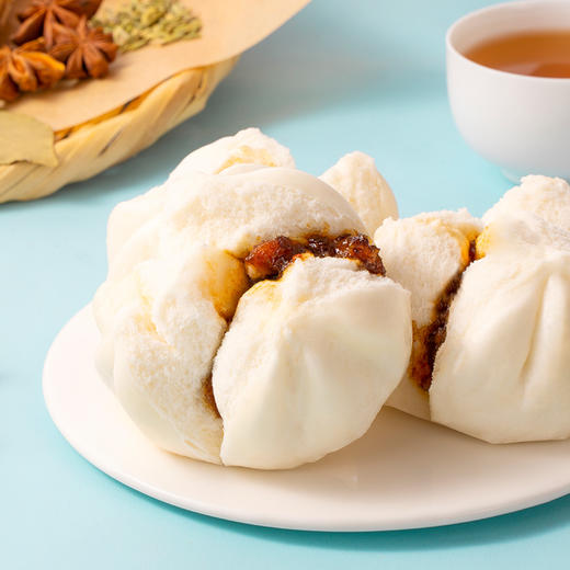 广州酒家 开口叉烧包270g*2方便速冻食品 早餐面包广式早茶点心 商品图4