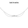 lost in echo 设计感轻奢小众双层捆绳结叠戴项链锁骨链毛衣链 商品缩略图0