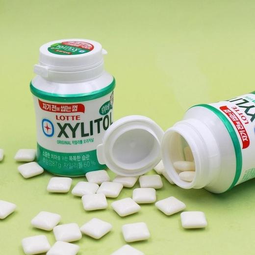 Lotte乐天木糖醇口香糖52g瓶韩国进口便携泡泡糖清新口气糖果 商品图1