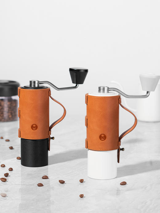 泰摩 栗子C系列磨豆机专用皮套 手摇磨豆机全手工定制头层黄牛皮 商品图4