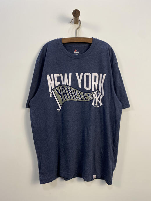 Y2K Vintage 
Majestic MLB 美国职业棒球大联盟 
纽约洋基 短袖T恤 _SST(L) 商品图1