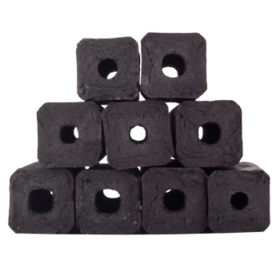 尚烤佳 10斤 烧烤碳 竹炭 木炭 火锅炭 取暖炭 条形空心机制木炭 无烟烧烤炭 烧烤燃料 含引火块 炭夹