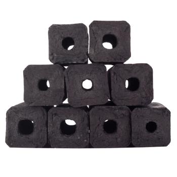 尚烤佳 10斤 烧烤碳 竹炭 木炭 火锅炭 取暖炭 条形空心机制木炭 无烟烧烤炭 烧烤燃料 含引火块 炭夹 商品图0