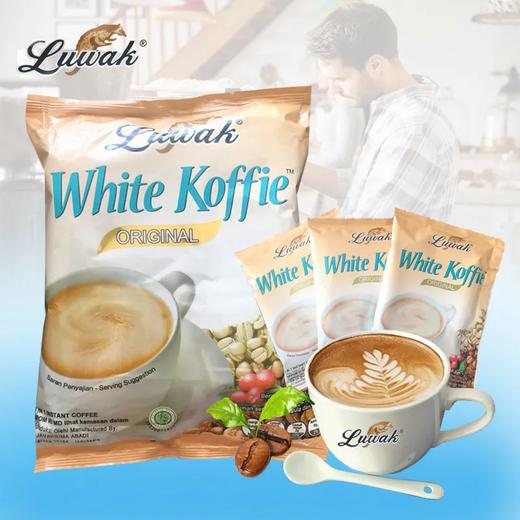 【买2送杯】Luwak猫屎白咖啡速溶三合一咖啡粉400g办公提神 商品图5