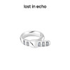 lost in echo 设计感轻奢小众珐琅扣带镶嵌锆石戒指 商品缩略图1