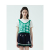 TeenieWeenie小熊2022夏季新款女装小熊套头格子针织马甲清新吊带背心TTKN222406P 商品缩略图3