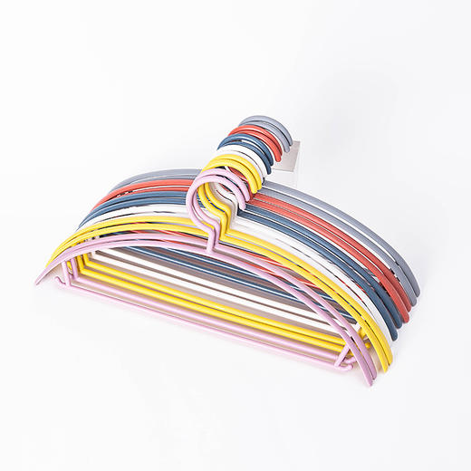 【20个装】肩无痕衣架家用防滑半圆晒衣架学生男女晾衣服不起包-W仓 商品图3