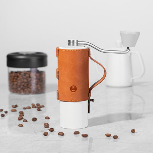 泰摩 栗子C系列磨豆机专用皮套 手摇磨豆机全手工定制头层黄牛皮 商品图3