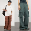 CryingCenter 砖粉灰绿 慵懒低腰针织工装口袋拖地长裤 商品缩略图0