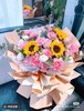 【BH】【KR】向日葵+粉色康乃馨（混搭花束） 商品缩略图0